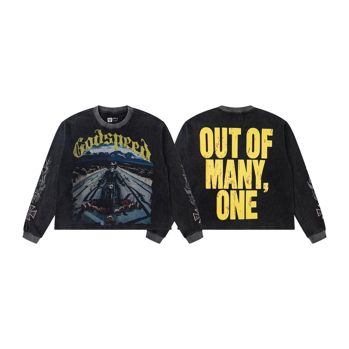 Godspeed Out of Many One Graphic Long-Sleeve T-Shirt